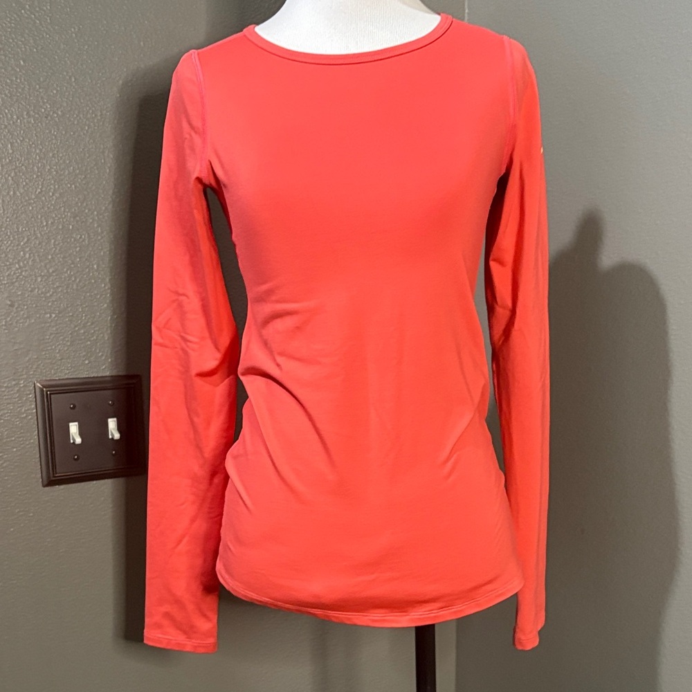 Nike Women's Vibrant Coral Long Sleeve Tee